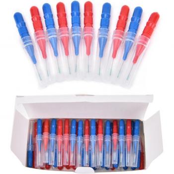 Brosse à dents interdentaire double tête 50 unités