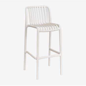 Sklum Ensemble de 4 tabourets Wendell empilables, couleur beige, 75 cm