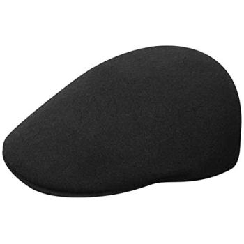 Gorra Kangol 507 con Detalle Dorado y Negro