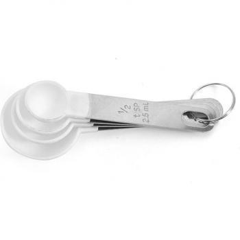 4-Piece Steel Measuring Cups and Spoons