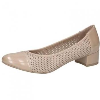 Décolleté Caprice Tacco Blocchetto 9-22504-44 Beige