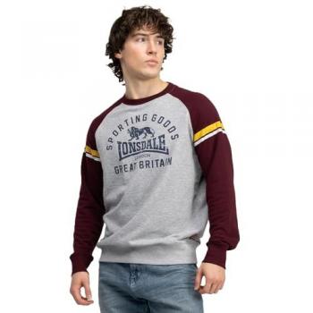 Sudadera Gris Lonsdale Bregis para Hombre