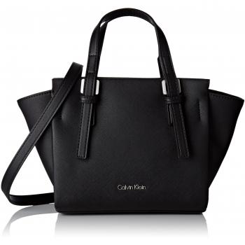Calvin Klein M4RISSA Mini Tote, Bolsa para Mujer, Negro