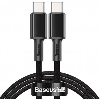 Baseus 2m Type C naar Type C Kabel 100W Zwart