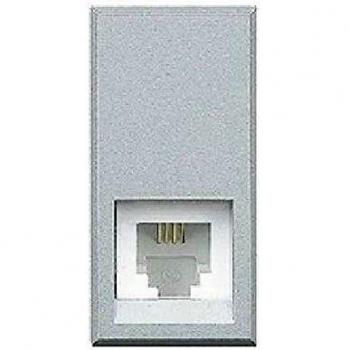 BTICINO AXOLUTE PRESA TELEFONICA RJ11 GRIGIO CHIARO HC4258/11N
