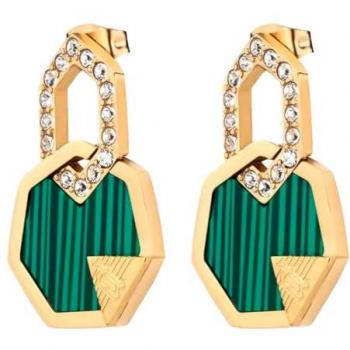 Pendientes Geométricos Dorados Police PEJLE2212602 2,5 cm