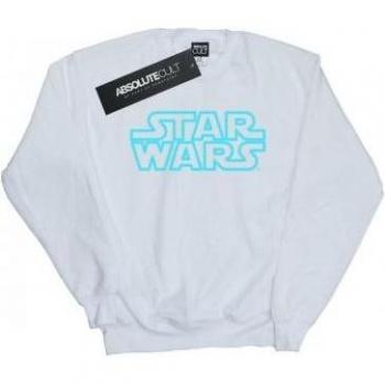Star Wars meisjes sweatshirt met neon logo 12-13 wit