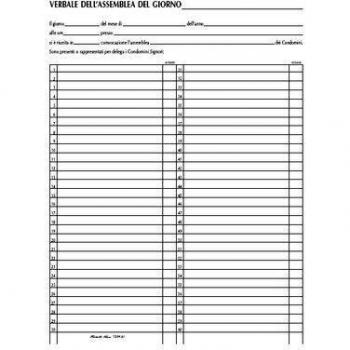 Libro Registro Assemblee Condominio Trade Flex 245x310