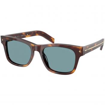 Óculos de Sol Tortoiseshell Masculino Prada PR A17SF Asian Fit Polarized 15W04D