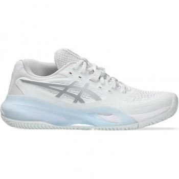 ASICS Gel‑Resolution X “Tierra Batida” blanco-plateado, zapatilla de tenis femenina