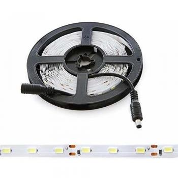 Tira LED 300 LEDs SMD5630 80W 4.400Lm 12VDC 5M Blanco Frío
