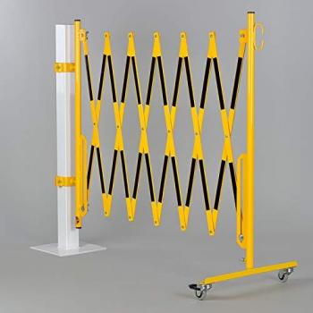 Kit de Barrera Expandible Amarillo-Negro 3.6m 70x70 mm