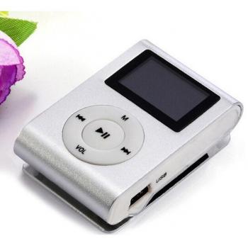 Mini Clip Music Player with Screen and Micro SD Card Support