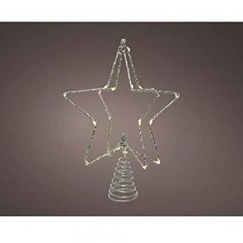 Estrella de Navidad Lumineo con Alambre MicroLED 20x5x25 cm