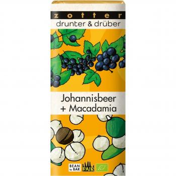 Zotter Chocolate Orgánico con Grosellas y Macadamias