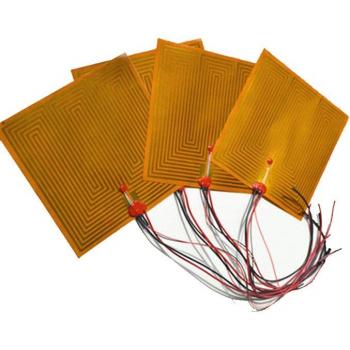 150mm x 120mm 100W 12V DC Flexible Polyimide Heater