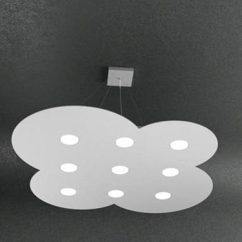 CLOUD SOSPENSIONE 9 LUCI GRIGIO 1128-S9-GR
