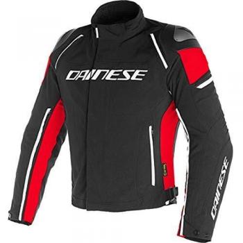 Dainese Racing 3 D-Dry Giacca Moto Uomo Nero/Rosso 60