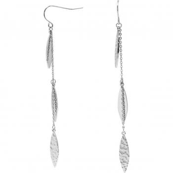 Pendientes Plateados Estilo Boho 80x5 mm
