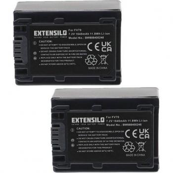 Estensilo 2X Batteria per Sony DVD304E/DVD305E/DVD205E