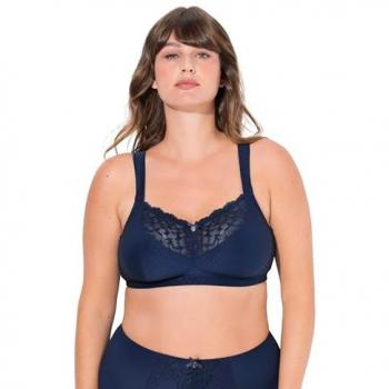 Ulla Popken Bustier Komfort-BH Spitze bügellos Cup C -E