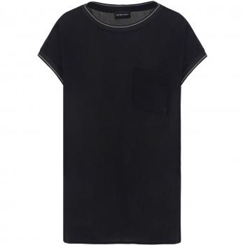 Emporio Armani Women's Bow Detail Blouse Top Black Size 40 3D2K662NP2Z0999