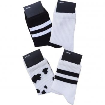 Chaussettes Courtes Unisex à Motif Vache