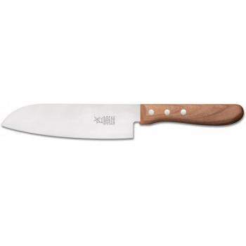 Windmühlenmesser Vielzweckmesser Santoku nicht-rostfrei, Kirschholz