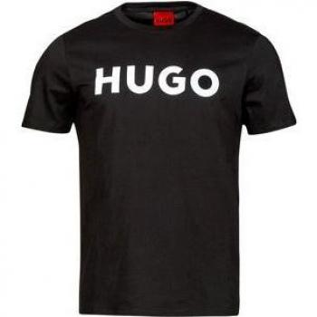 T-shirt HUGO Dulivio manica corta nero bianco - XS