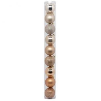 Set guaine natalizie in plastica beige 6x9