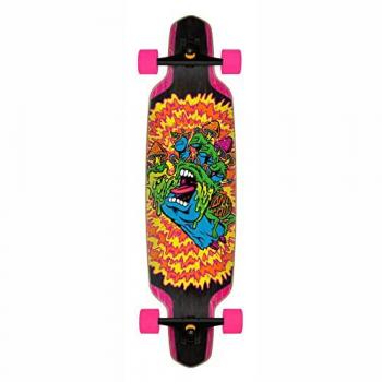 Crusier à roulettes Santa Cruz Toxic Hand 9,5 m × 37,5 cm Drop‑Down
