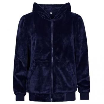 Heat Holders Men’s Fleece Snoodie Blanket Hoodie – Navy, 2XL/3XL