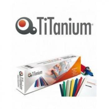 Conf. 50 Dorsi Rilegafogli 4Mm Bianco Titanium