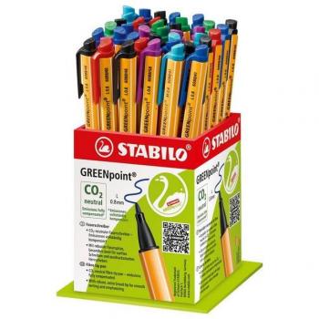 Stabilo Greenpoint Viltstiften Set van 40 in 6 Kleuren