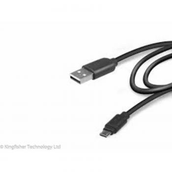 Kingfisher Technology 90cm USB Data Synch and Charger Power Black Cable Lead Adaptor