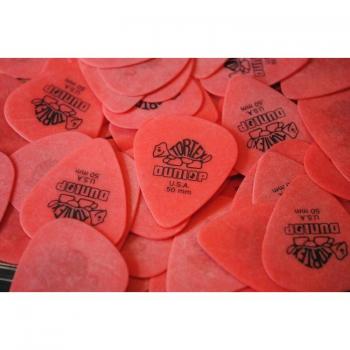 10 Tortex Guitar Picks for Bass - Classic Thickness (0.5 to 1.14 mm)