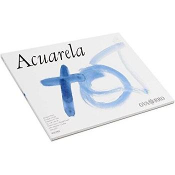 Bloc Collé Uniquement Un Côté Aquarelle Grain Torchon Canson 32,5x46cm 20H 240g