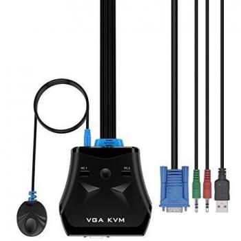 Conmutador KVM Aisens A111-0411 2PC