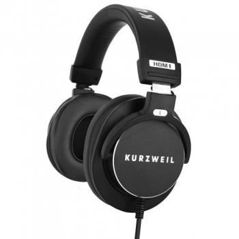 Kurzweil KfzHörer 45 mm DJ‑Style mit Kabel – Schwarz
