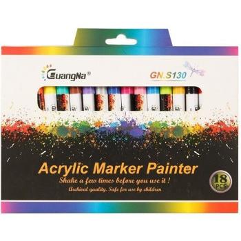 20 Colors Permanent Acrylic Paint Markers