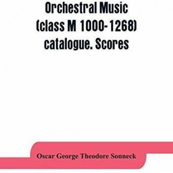 Orchestral music (class M 1000-1268) catalogue. Scores