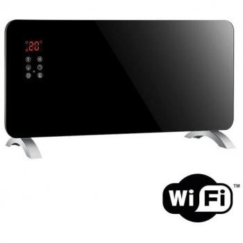 Wi-Fi Horkovzdušný konvektor Solight s LCD a nastavitelným termostatom