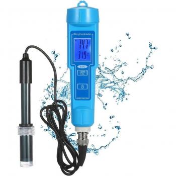 Portable pH and Temperature Test Pen for Aquariums