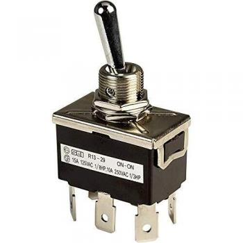 Interrupteur à levier verrouillable 250 V/AC 10 A SCI R13-29B