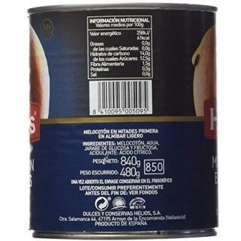 Helios Melocotón sin Azúcares Añadidos 840 g