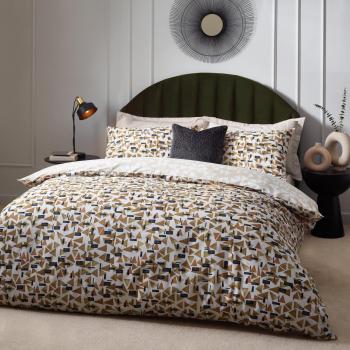 HÖEM City Cotton Rich Duvet Cover & Pillowcase Set White