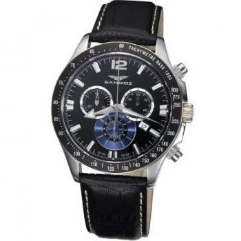 Reloj de Caballero Sandoz 72579-05, Correa de Piel Color Negro