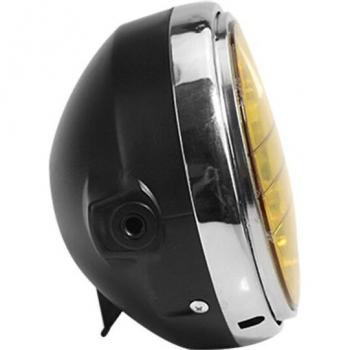 Faro moto 35W ámbar café para Suzuki Honda CB400 CB500 CB1300 Hornet 250 600 900