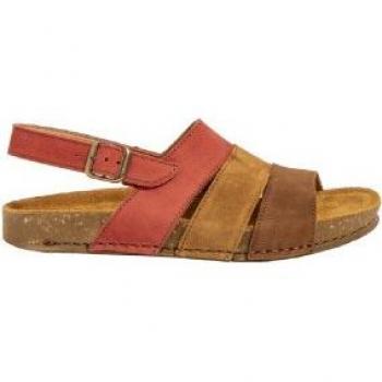 N5798 Sandalia mujer naturalista multicolor