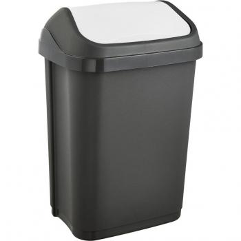 Pattumiera keeeper Swantje 10 L Grigio Grafite